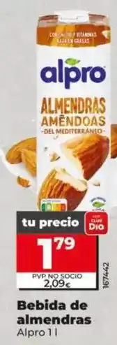 Dia Alpro - bebida de almendras oferta
