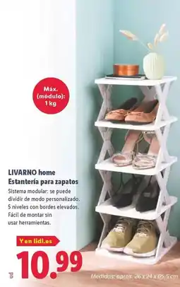 Lidl Livarno home - estanteria para zapatos oferta