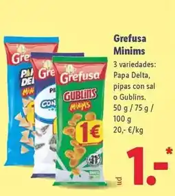 Lidl Grefusa - minims oferta