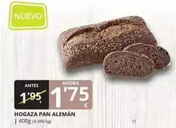 Supermercados MAS Hogaza pan aleman oferta
