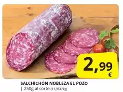 Supermercados MAS Nobleza - salchichon oferta