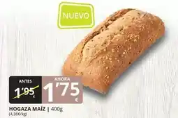 Supermercados MAS Hogaza maiz oferta
