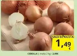 Supermercados MAS Cebolla oferta