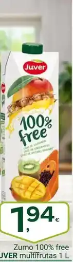 Supermercados Dani Juver - zumo 100% free multifrutas oferta
