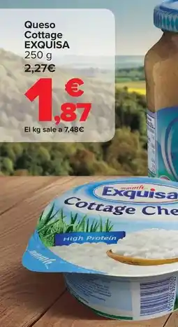 Carrefour Exquisa - queso cottage oferta