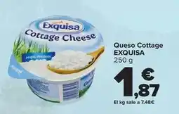 Carrefour Exquisa - queso cottage oferta