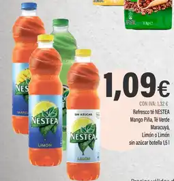 Cash Ifa NESTEA Refresco té Mango Piña, Té Verde Maracuyá, Limón o Limón sin azúcar oferta