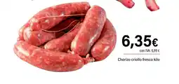 Cash Ifa Chorizo criollo fresco oferta
