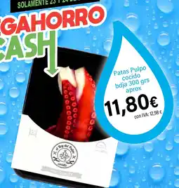 Cash Ifa Patas Pulpo cocido bdja oferta