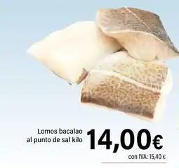 Cash Ifa Lomos bacalao al punto de sal oferta