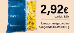 Cash Ifa CLAVO Langostino gabardina congelado oferta