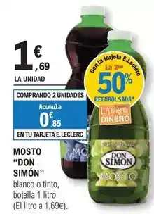 E.Leclerc Simon - mosto don oferta