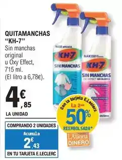 E.Leclerc Kh-7 - quitamanchas oferta