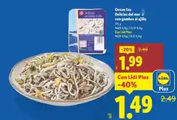 Lidl Ocean sea - delicias de mar con gambas al ajillo oferta