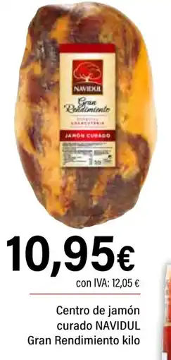 Cash Ifa NAVIDUL Centro de jamón curado Gran Rendimiento oferta