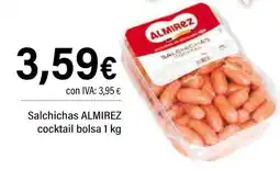 Cash Ifa ALMIREZ Salchichas cocktail oferta