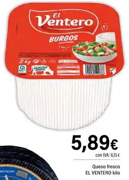 Cash Ifa EL VENTERO Queso fresco oferta