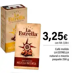Cash Ifa LA ESTRELLA Café molido natural o mezcla paquete oferta
