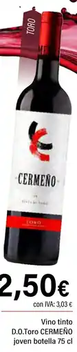 Cash Ifa CERMEÑO Vino tinto D.O.Toro joven oferta