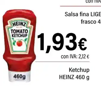 Cash Ifa HEINZ Ketchup oferta
