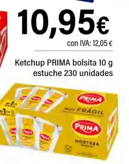 Cash Ifa PRIMA Ketchup bolsita 10 g estuche 230 unidades oferta