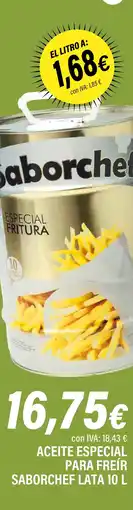 Cash Ifa Aceite especial para freír saborchef lata oferta