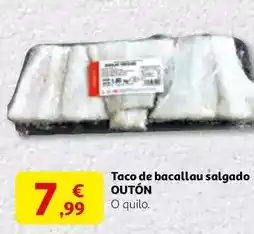 Alcampo Outón - taco de bacallau salgado oferta
