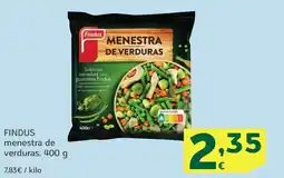 HiperDino FINDUS menestra de verduras oferta