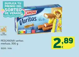 HiperDino PESCANOVA varitas merluza oferta