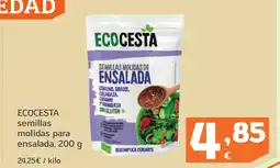 HiperDino ECOCESTA semillas molidas para ensalada oferta