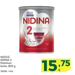 HiperDino NESTLÉ NIDINA 2 Premium leche, oferta