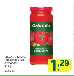 HiperDino ORLANDO tomate frito aceite oliva o estándar, oferta