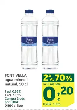 HiperDino FONT VELLA agua mineral natural oferta