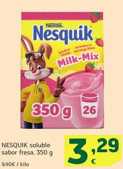 HiperDino NESQUIK soluble sabor fresa oferta