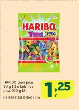 HiperDino HARIBO teen pica o ladrillos pica oferta
