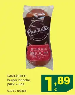 HiperDino PANTÁSTICO burger brioche oferta