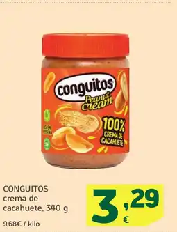 HiperDino CONGUITOS crema de cacahuete oferta