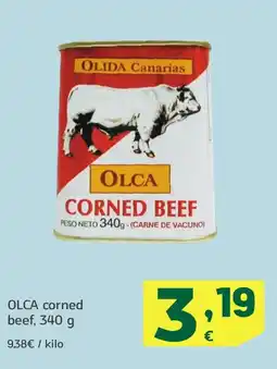 HiperDino OLCA corned beef, oferta