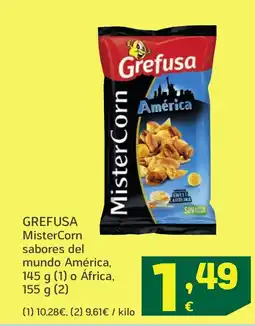 HiperDino GREFUFA Mistercorn sabores del mundo America oferta