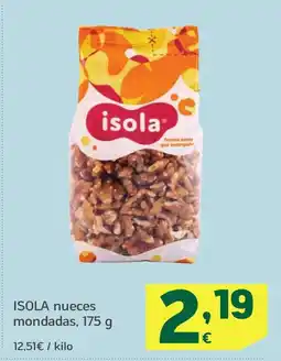 HiperDino ISOLA nueces mondadas oferta