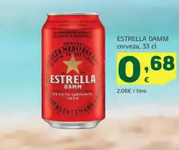 HiperDino ESTRELLA DAMM cerveza oferta