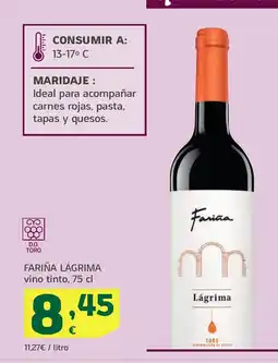 HiperDino FARIÑA LÁGRIMA vino tinto oferta