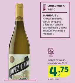 HiperDino LÓPEZ DE HARO vino blanco oferta