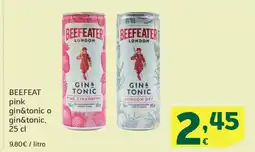HiperDino BEEFEAT pink gin&tonic o gin&tonic oferta