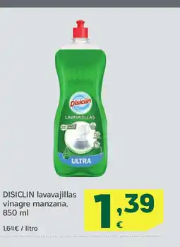 HiperDino DISICLIN lavavajillas vinagre manzana oferta