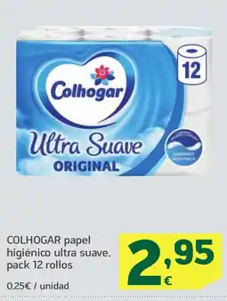 HiperDino COLHOGAR papel 99 higiénico ultra suave oferta