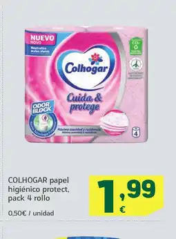 HiperDino COLHOGAR papel higiénico protect oferta