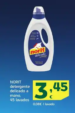 HiperDino NORIT detergente delicado a mano oferta