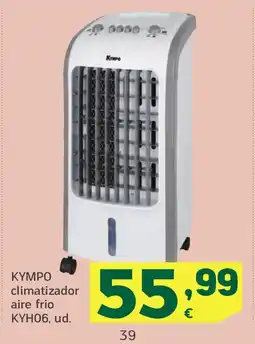 HiperDino KYMPO climatizador aire fri oferta