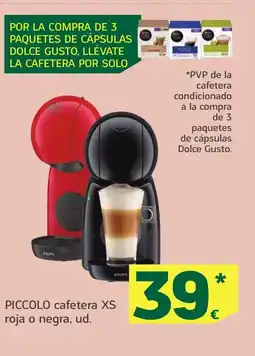 HiperDino PICCOLO cafetera XS roja o negra oferta